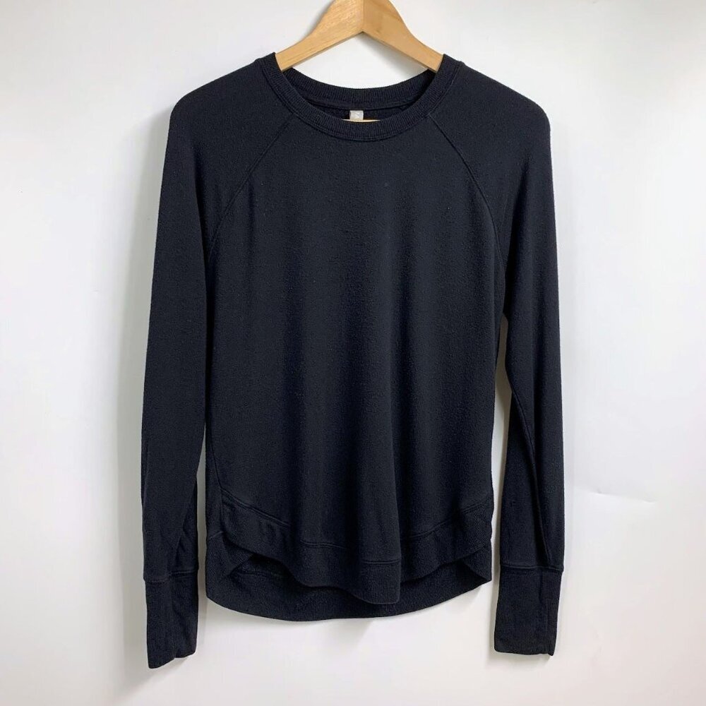 Athleta Women's Crew Neck Long Sleeve Pullover Sweatshirt Size XS